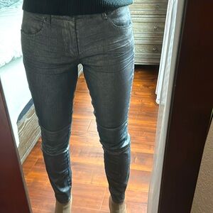 Silver color Cigarettete jeans by Marc Jacobs. Size 27